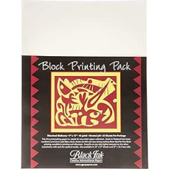 Produkte von Block Drucken Graphic, schwarz, weiß, 12 x 9 cm 25 kg