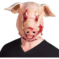 NEW Mask bloody pig, latex