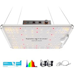 Spider Farmer LED Grow Lamp, SF 1000 LED Plant Lamp, Full Spectrum and Dimmable Function with Samsung LM301 LEDs & Mean Well Driver, LED Grow Light for Indoor Plants, Vegetables, Flower