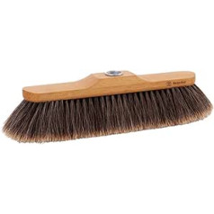 Yreko Luxury Horsehair Broom Head Horse Hair Broom Brush Natural Hair Brush Beech Wood 30 cm