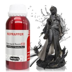 Reprapper 202 ABS-Like UV Sensitive Resin for LCD 3D Printer, 1 kg, Black