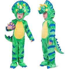 Spooktacular Creations Triceratops Children's Dinosaur Costume for Boys Christmas Halloween Cosplay