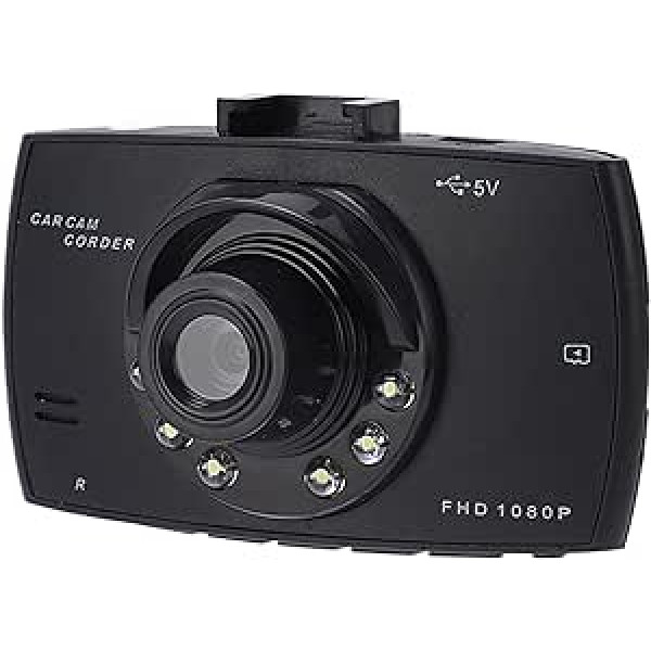 ASHATA Car Dash Cam Front and Rear, 1080P FHD Night Vision Car Dashboard Camera Recorder, 170 Degree Wide Angle, Loop, Gravity Detection, Parking Monitor etc