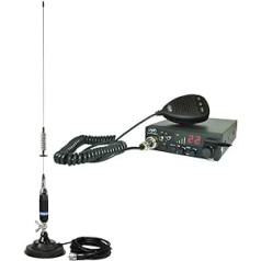 PNI Paket CB-Radio Escort HP 8001L ASQ + CB S75 Antenne mit Magnet