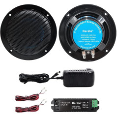 Herdio 4 Inch Ceiling Speaker, Waterproof Built-in Speaker, Flush Mounting Sound, Compatible with Bluetooth