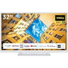 Toshiba 32LK3C64DAY 32 Inch TV / Smart TV (Full HD, HDR, Triple Tuner, Alexa Built-In, Bluetooth) - 6 Months HD+ Included [2022] [Energy Class F]