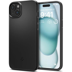 Spigen Защитный чехол для iPhone 15 Thin Fit, черный