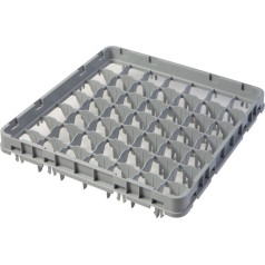 Стеклянная столешница Full Drop E1 для корзины CAMBRO 50х50см 49 отделений - серый