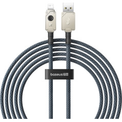 Небьющийся кабель для iPhone USB - Lightning 2.4А 2м белый