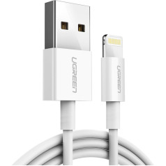 iPhone USB — кабель Lightning MFI 1м 2,4А белый