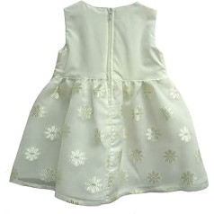 Topo Baby Dress with Gold Glitter Butterflies Size 74