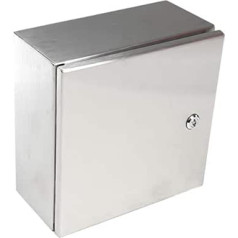 RS PRO Stainless Steel Wall Housing IP66, H x W x D 300 mm x 300 mm x 150 mm