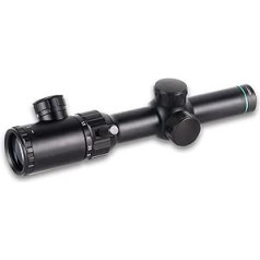 Прицел FOCUHUNTER, пневматическая винтовка 1-4 x 20 мм, прицел для снайперской винтовки Softair, красный/зеленый прицел с креплением Weaver/Picatinny для такт
