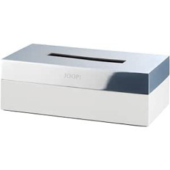 JOOP! - Facial tissue box - Chromeline, white