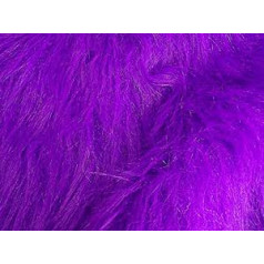 Hochflor Fun Kunstpelz Gewebematerial - Lila - Lila, 1Mtr - 150cm x 100cm