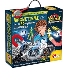 Liscianigiochi Lisciani - I'm A Genius Magnetism - Over 50 Scientific Experiments on Magnetism and Magnetic Fields - Educational Game for Children Aged 7, 8, 10, 12 Years