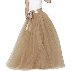Tutu Women's Maxi Carnival Red Green Glitter Sequins Evening Dresses Tulle Skirt Long Black White Pink Tutu Fancy Dress Costumes Maxi for Carnival Party Brown Dance Dress Skirt