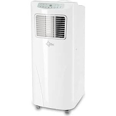 Suntec Wellness 14130 Mobile Local Air Conditioner Fresh Eco for Rooms up to 60 m³ (~25 m²), Cool and De-humidify with ecological cooler R290, 7,000 BTU/h, Energy Efficiency Class A], 240 V