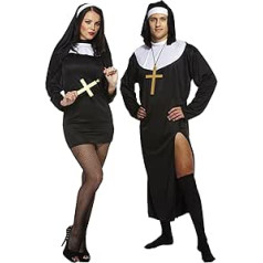 Adult Halloween Costume with Monk Cross Necklaces for Adults by Lizzy®