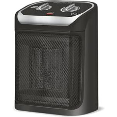 Rowenta SO9261 Mini Excel Ceramic Fan Heater, 1000 Watt, Electric Heater, Energy Saving, Indoor, Includes Silence Mode, Extremely Quiet with Only 49 dB(A), for 25 m² Rooms, Compact Design