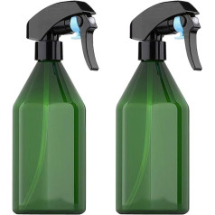 JamHooDirect Empty Spray Bottles 300ml Refillable Plant Fine Mist Spray Bottle Plant Trigger for Cleaning Solution Gardening Watering Kitchen Bathroom Hair 2 Pack