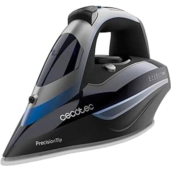 Cecotec IronHero 3200 i-Pump Horizontal Iron with Pump. 3200 W, Power Steam Technology, Extra Steam 285 g/min, Turbo Anodized Pro Sole, Anti-Drip System, Cyclo Clean, Auto Shut-Off