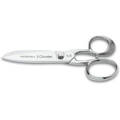 3 Claveles 425 - Professional Kitchen Shears, Stainless Steel, 20.32 cm