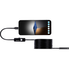 Эндоскопическая камера жесткий провод 5m 7mm led usb