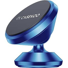 CASEKOO Mini Power Mobile Phone Holder Car Magnet [No. 1 of Magnetic Force & Never Fall Off] 360° Adjustable Magnetic Mobile Phone Holder for Car, Universal Car Mobile Phone Holder for All Smartphones