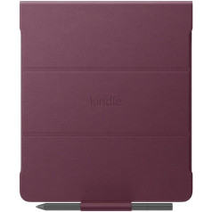 Kindle Scribe-Klapphülle mit magnetischer Befestigung (nur geeignet für Kindle Scribe), Leder, maulbeerblau