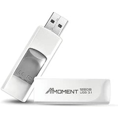 MMOMENT MU39 128GB USB 3.1 Gen1 Flash Drive, Read Speed up to 100MB/s, Retractable Design