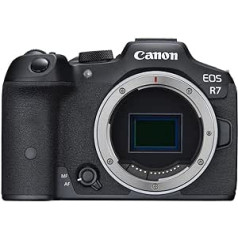 Canon EOS R7 Mirrorless Camera (DSLR Upgrade, Hybrid Camera, 4K/30p Video Recording, up to 15 B/s, WiFi, Deep-Learning Dual Pixel CMOS AF II Focus System) Black