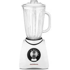 Gastroback Vital Basic 40898 with Integrated Ice-Crush Function, Powerful 600 Watt Motor Mixer, Plastic, 1.5 Litres, White