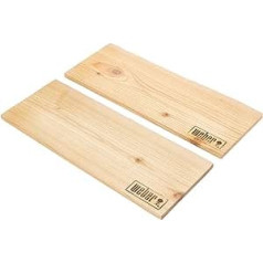 Weber Cedar Wood Smoking Boards 15 x 40 cm Pack of 2 17831