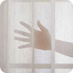 Topfinel Curtain with Ruffle Tape, Linen Look, Children's Room, Bedroom, Living Room, 245 x 140 cm (H x W), Set of 2, Natural White