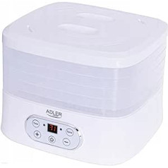 ADLER AD 6658 Food Dehydrator, 550 W, Dehydrator, White