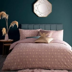 furn. Bee Deco Blush Single Duvet Cover Set