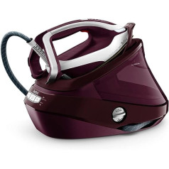 Tefal GV9810 Pro Express Vision Steam Iron Station | Smart LED Light on Iron | Powerful 8.3 Bar Pressure | 180 g/min Steam | 680 g/min Extra Steam Boost | Anti-limescale System | Red/White