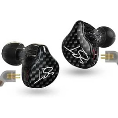 Easy KZ Yinyoo ZST Hybrid Banlane Armature with Dynamic In-Ear Headphones 1BA+1DD HiFi Headset (ZST No Microphone)