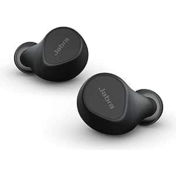 Jabra Evolve2 Buds True Wireless In-Ear Bluetooth with Active Noise Cancelling (ANC) and Jabra MultiSensor Voice Technology - Certified for Use with Online Meeting Apps - Black