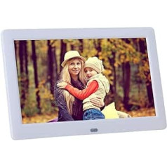 Digital Photo Frame, High Resolution 1280 x 720 IPS Screen, Electronic Picture Frame with Calendar/Clock Function/MP3/Photo/Video Player with Remote Control (8 Inch)