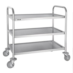 Vogue St/St Rollwagen, 3 Etagen, 810 x 455 x 855 mm, flach verpackt