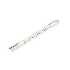 LYSON Flight Hole Slider Universal Stainless Steel 230 mm Flight Hole Reducer Bee Hive Mouse Protection Beehive Entrance Reducer for Bee Transport Bee Hive Beekeeping