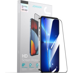 Полноэкранное закаленное стекло для iPhone 14 с рамкой Knight 2.5D TG, прозрачное