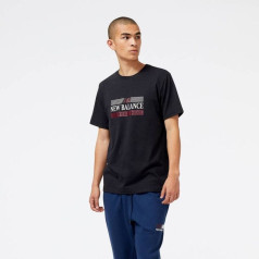 Хлопковое джерси New Balance Sport Core S BK M MT31906BK / M