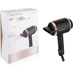 Фен Rowenta CV9820 Ultimate Experience | Цифровой контроль температуры | Цифровой двигатель | Черный/Розовое Золото