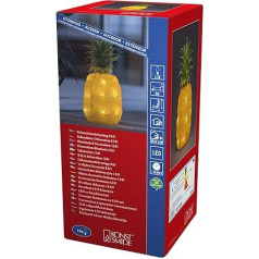 Konstsmide Acrylic Pineapple, 16 Warm White Diodes, 24 External Transformer (IP44) 6277-103 Transparent