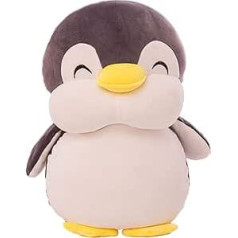 TONGSONG Ausgestopftes Pinguin-Plüsch-Spielzeugkissen mit Lächeln-Gesicht Kuscheliges Pinguin-Kissen Geschenke für Kinder und Liebhaber(schwarz,45cm)