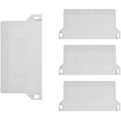Vertical Blind Weights & Floor Stabilizer with Chain Blind Slats Replacement Parts Lower Weights Slats Blinds Accessories Kit 20pcs