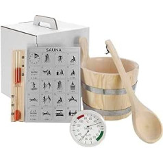 eliga Sauna-Zubehör-Set